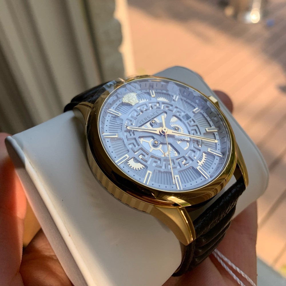 SOLD - VERSACE AIAKOS SPECIAL WATCH IN BROWN 44mm - Picture 3 of 16